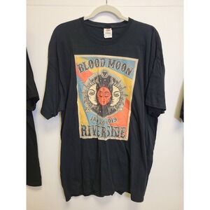 Blood‎ Moon T-Shirt 2XL Riverside Graphic Tee Shirt 2019
